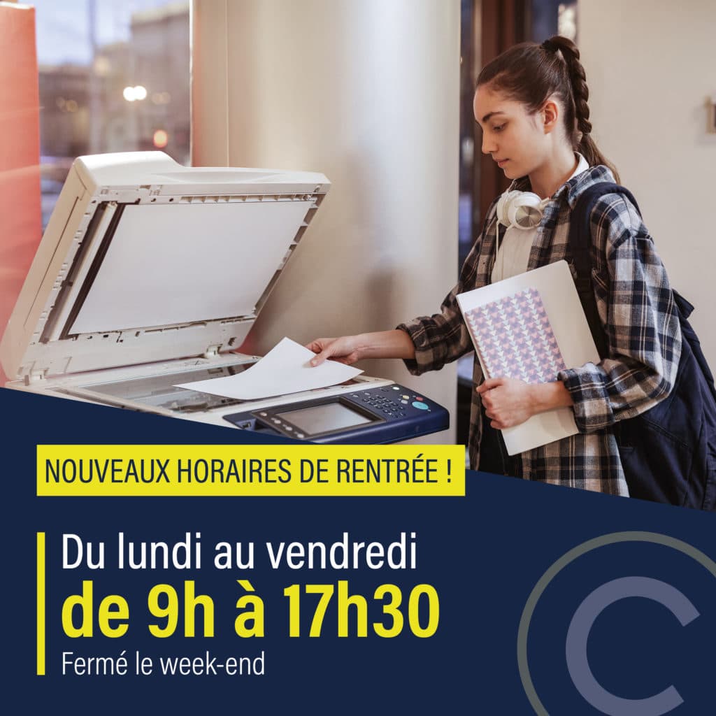 Nouveaux horaires
